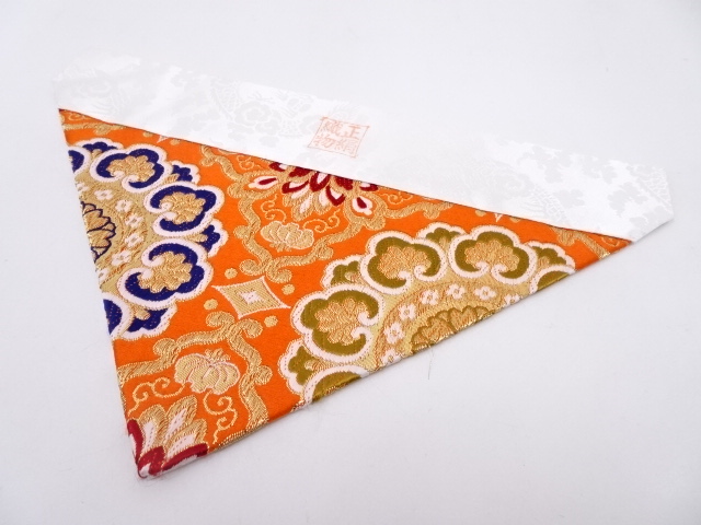 K100　未使用品　本金金襴打敷